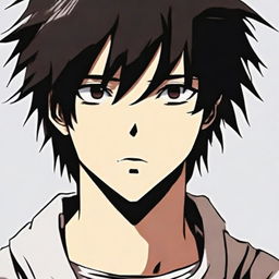 A profile picture of L from Death Note, capturing his unique appearance with messy black hair, dark eyes, and a thoughtful expression