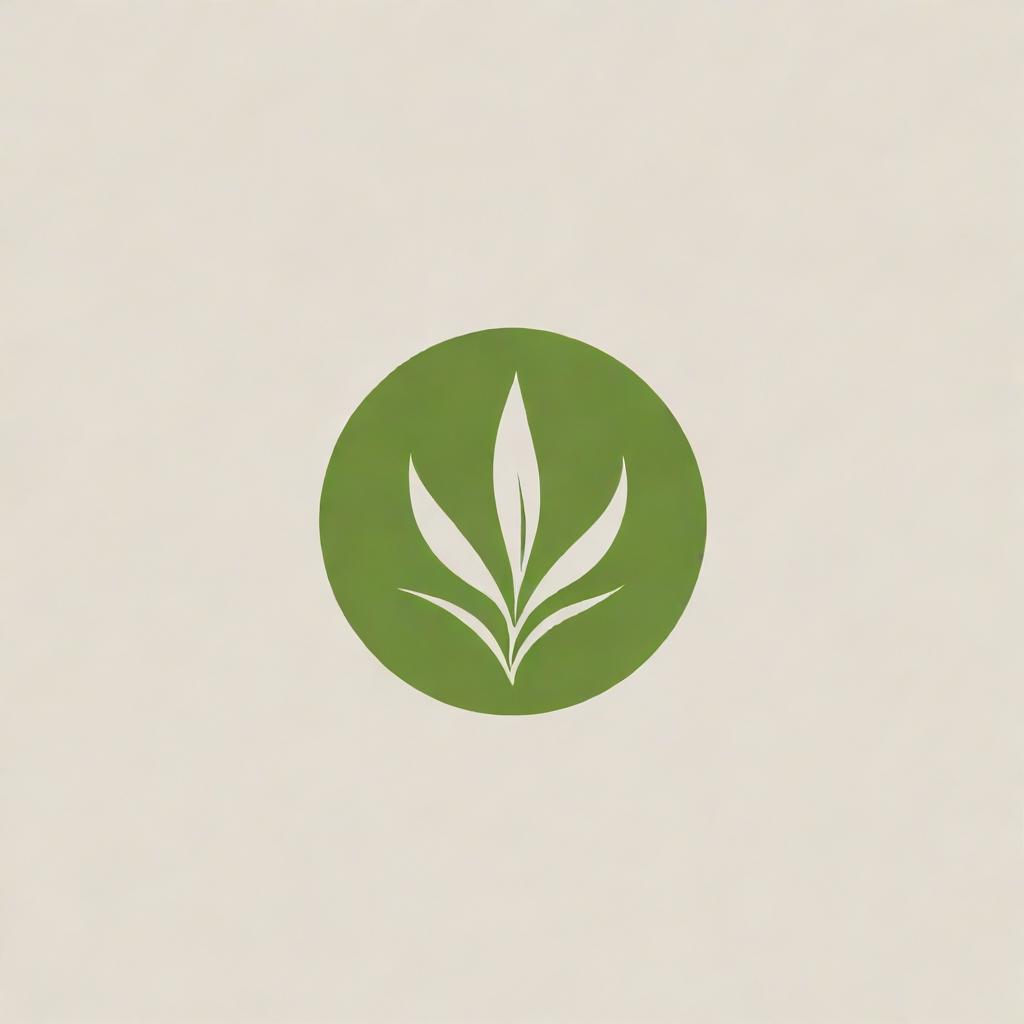 LVENO naturals logo design with a minimalist, organic feel, emphasizing natural, green elements.