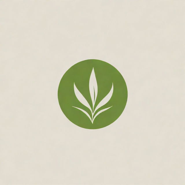 LVENO naturals logo design with a minimalist, organic feel, emphasizing natural, green elements.