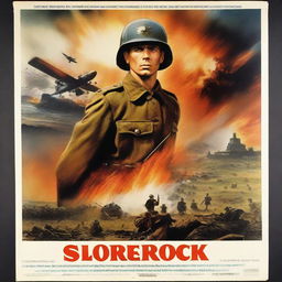 A heroic war movie poster titled 'Swartbroek'