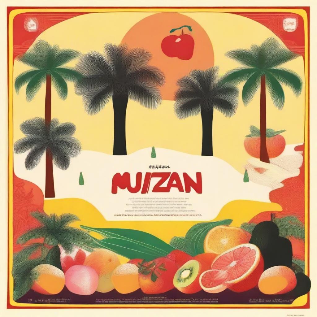 A professional movie poster titled 'MIZAN' at the top