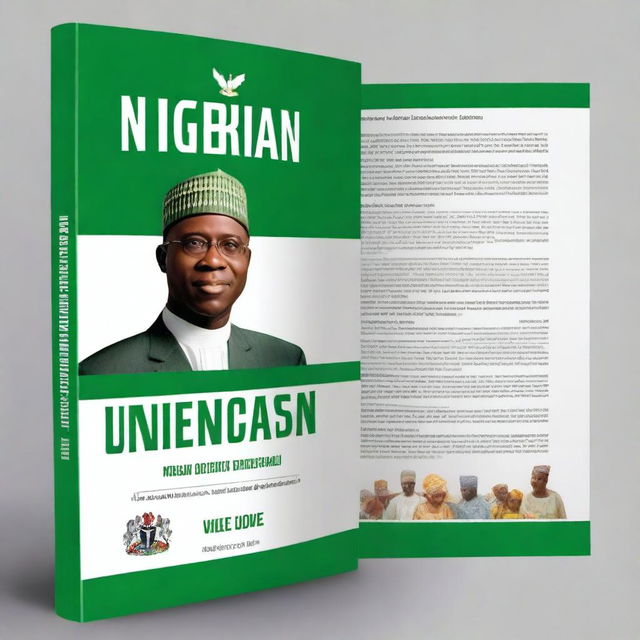 Design a book cover for a book titled 'The Nigerian Christian in the Nigerian Politics'