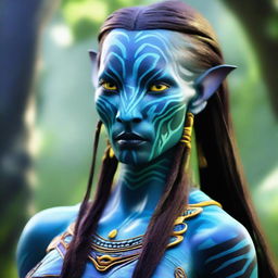 Create an original character (OC) inspired by James Cameron's Avatar universe