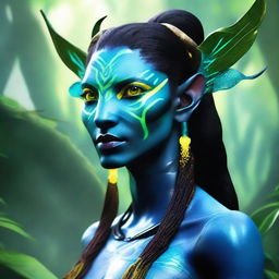 Create an original character (OC) inspired by James Cameron's Avatar universe