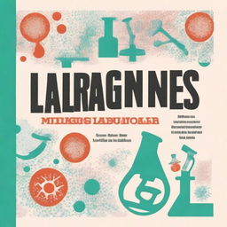 Create a book cover titled 'Pathogens in the Laboratory: Hazards, Prevention, and Control'