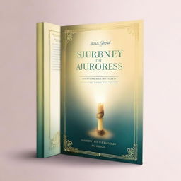 Create a book cover for an e-book titled 'Spiritual Journey to Success and the Power of Prayer' in English