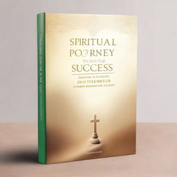 Create a book cover for an e-book titled 'Spiritual Journey to Success and the Power of Prayer' in English