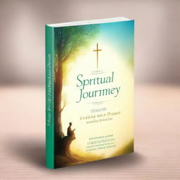 Create a book cover for an e-book titled 'Spiritual Journey to Success and the Power of Prayer' in English