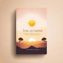 Create a book cover for an e-book titled 'Jornada Espiritual para o Sucesso e o Poder da Oração'