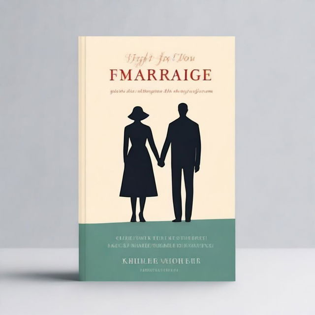 A book cover design for a book titled 'Fight for your Marriage