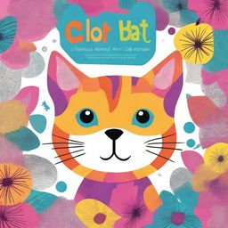 Create a book cover with the title 'Color My Cat'