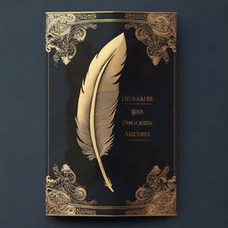 A book cover design featuring a dark background