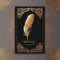 A book cover design featuring a dark background