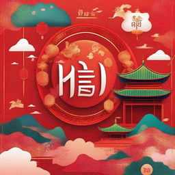 A vibrant and festive image celebrating the 100th anniversary with the Chinese characters '更心 更新 迎100年' prominently displayed