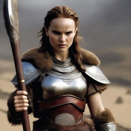 Natalie Portman transformed into a short and fat gnome barbarian