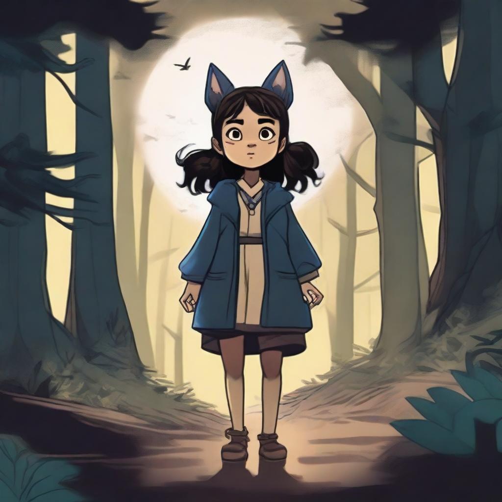 A young girl named Luna embarks on a mystical journey through a world inhabited by werewolves