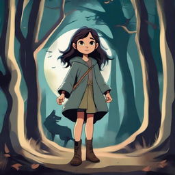 A young girl named Luna embarks on a mystical journey through a world inhabited by werewolves