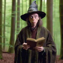 Steve Buscemi transformed into a dirty wizard living in the woods, studying plants