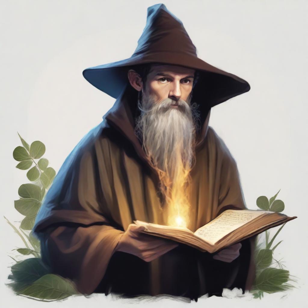 Tom Holland depicted as a hermit wizard who studies plants