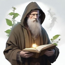 Tom Holland depicted as a hermit wizard who studies plants