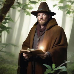 Chris Pratt depicted as a hermit wizard who studies plants