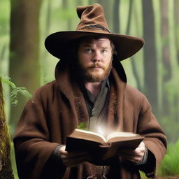 Chris Pratt depicted as a hermit wizard who studies plants