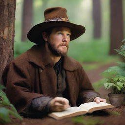 Chris Pratt depicted as a hermit wizard who studies plants