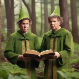 A raw photograph of Will Ferrell and John C