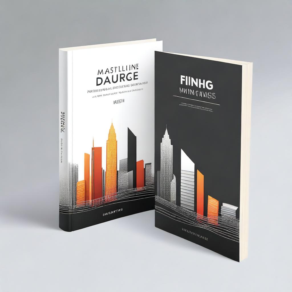 A professional and sleek book cover design focused on finance