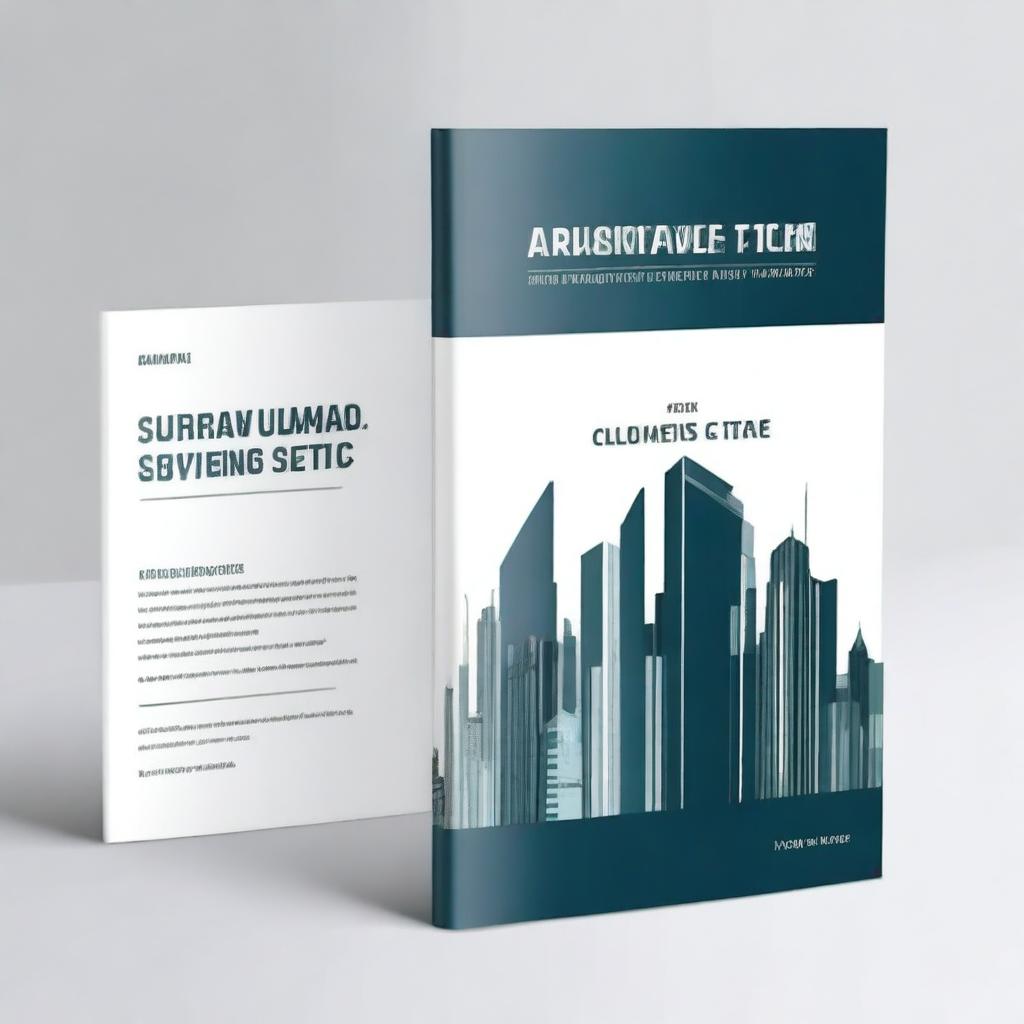 A professional and sleek book cover design focused on finance