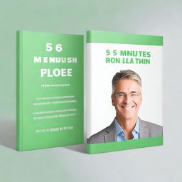 Design a professional book cover for a series of business books titled '5 Minutes for Me