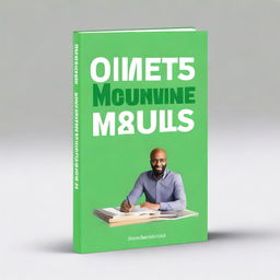 Design a professional front cover for a series of business books titled '5 Minutes for Me