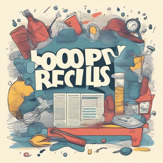 Create an image depicting a chaotic and messy scene with the words 'Sloppy and Reckless' prominently displayed