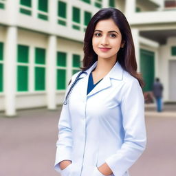 A young Pakistani female doctor named Dr