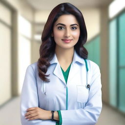 A young Pakistani female doctor named Dr