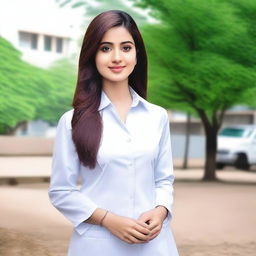 A young Pakistani female doctor named Dr