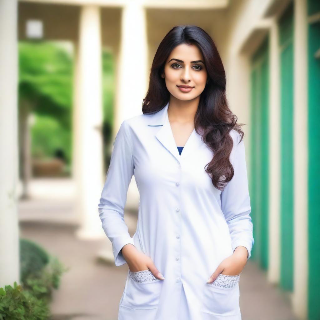 A young Pakistani female doctor named Dr