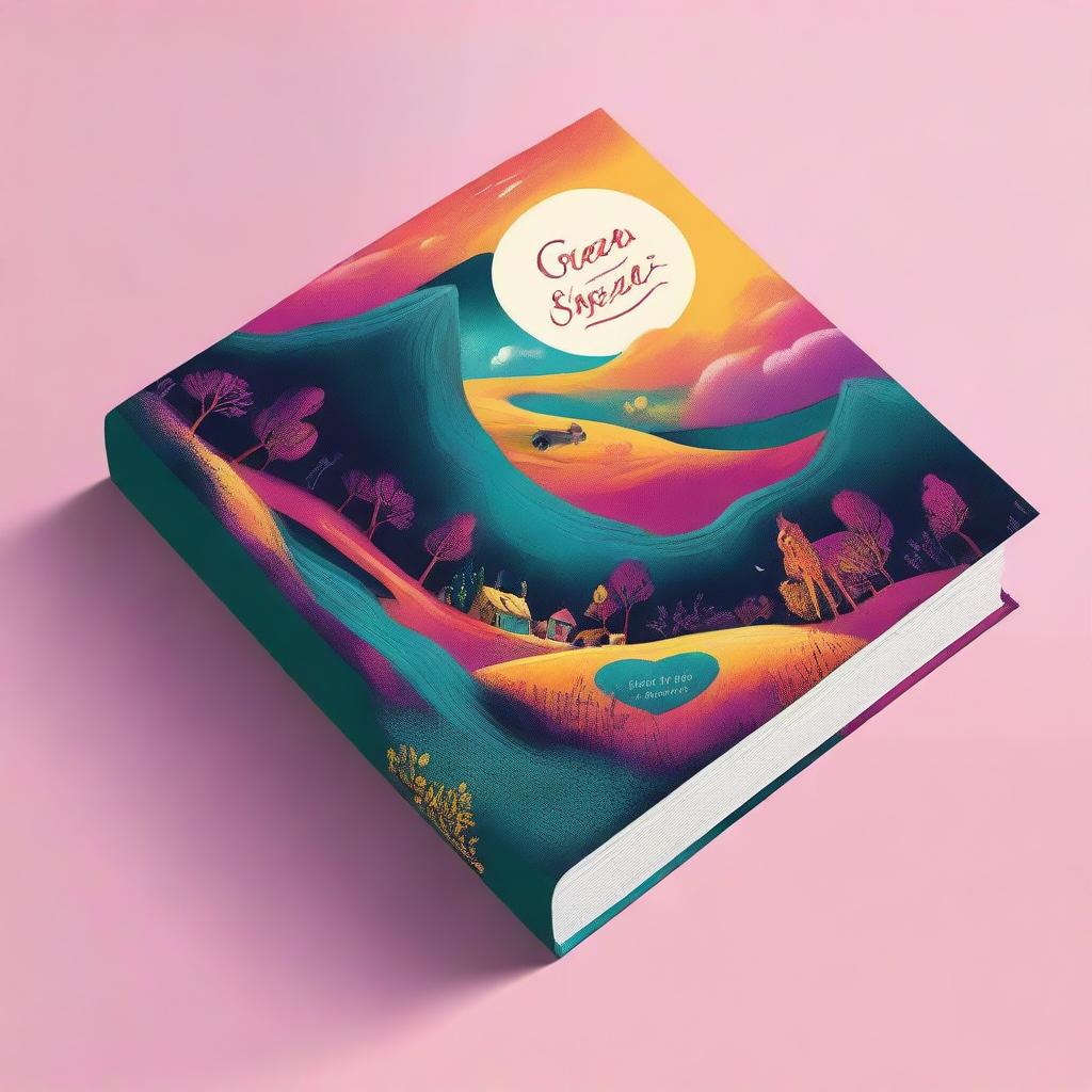 Create a captivating book cover featuring an intriguing scene that draws the reader in