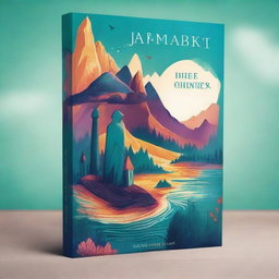 Create a captivating book cover featuring an intriguing scene that draws the reader in