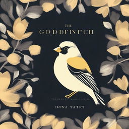 Design a book cover for 'The Goldfinch' by Donna Tartt