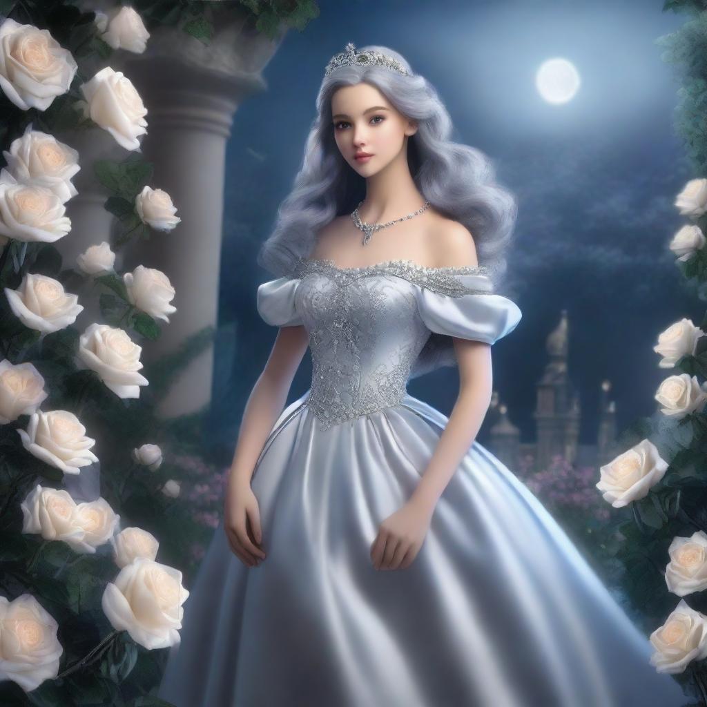 A beautiful image of the Princess of Silver Roses