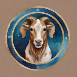 Design a personal logo for 'Amir', combining elements of veterinary medicine, the Gemini zodiac sign, with the look and feel of an acrylic painting.