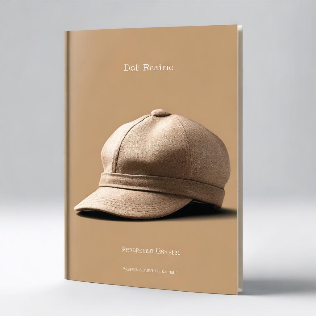 A book cover featuring a dark beige colored cabbie hat