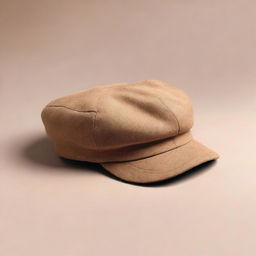 A book cover featuring a dark beige colored cabbie hat