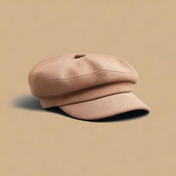 A book cover featuring a dark beige colored cabbie hat