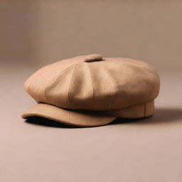 A book cover featuring a dark beige colored cabbie hat