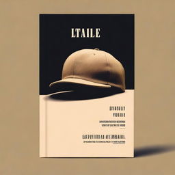 A book cover featuring a dark background with an image of a dark beige colored cabbie hat