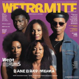 A March 2019 cover of Etheric Erudite magazine featuring an electronic/punk blues group called Wet Kuntt with 4 members: Daniel Fleming, Leon B, Sheldon Johnston, and Tabitha Christie (formerly Taber Dunston)