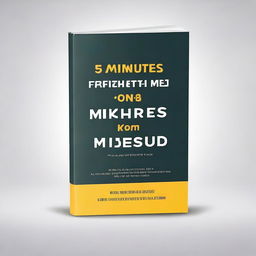 Create a professional book cover for a new book series titled '5 Minutes for Me'