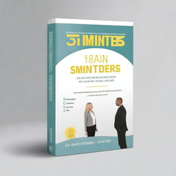 Design a professional book cover for a new series titled '5 Minutes for Me'